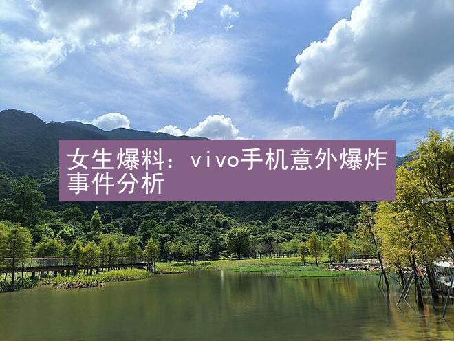 女生爆料：vivo手机意外爆炸事件分析