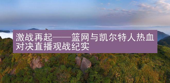 激战再起——篮网与凯尔特人热血对决直播观战纪实